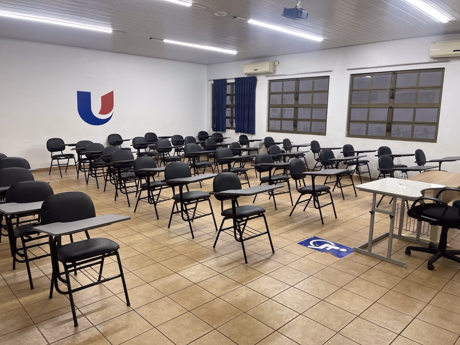 Sala de aula do campus de Palotina