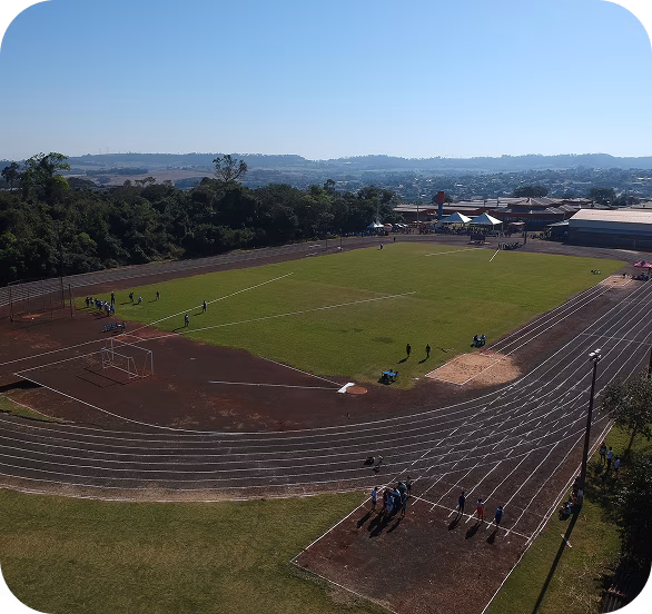 Pista de atletismo da Faculdade UNIGUAÇU